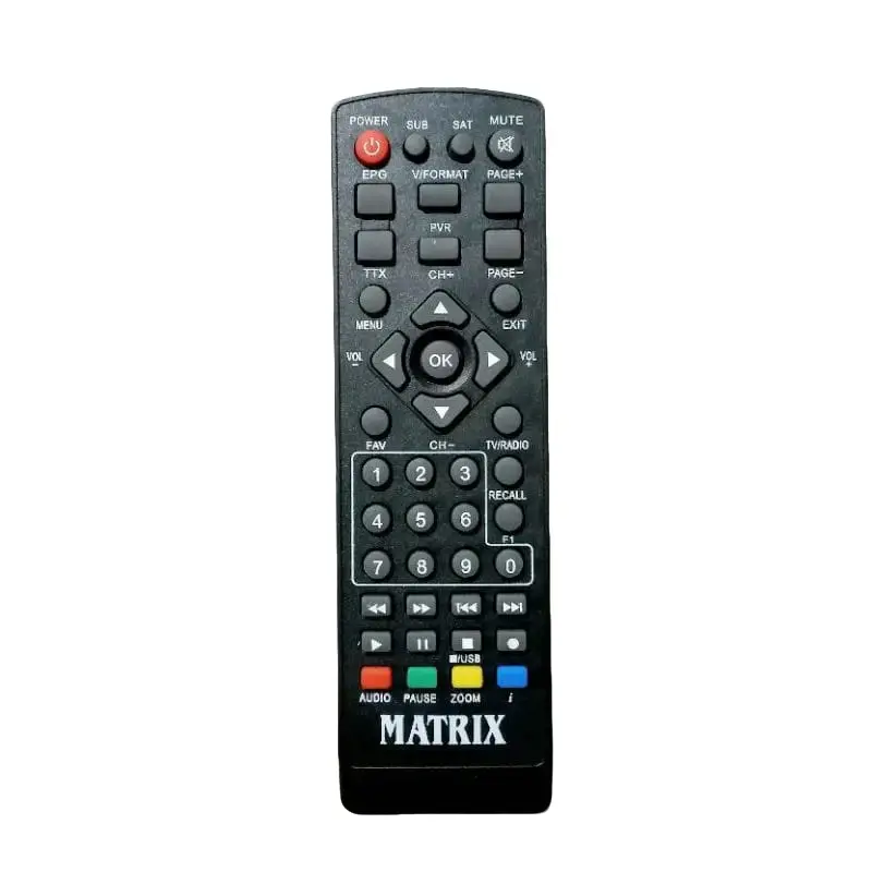 Remote Set Top Box DVB T2 Matrix Garuda Matrix Apple Kuning - Karaoke, Control