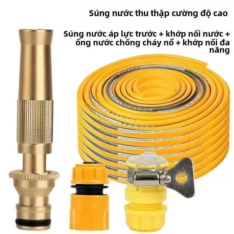 Bộ vòi Nước Tưới Hoa Tưới Cây Rau Củ Rửa Sân Bốn Mùa vòi  phun  áp  suất  cao