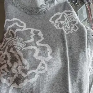 Sweater Rajut Wanita VEONY Premium Motif Bunga Renda Allsize - Korean Style