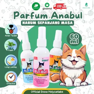 Parfum Kucing BUL-BUL Authentic 60ml ~ Perfum Aman Terjilat NonAlkohol