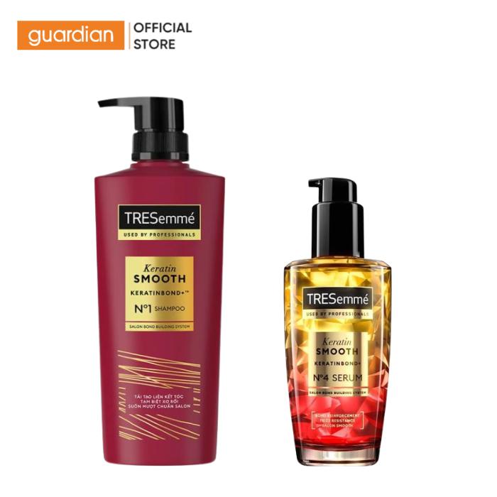  Dầu Gội TRESemmé Keratin Smooth Suôn Mượt Vào Nếp 480G 