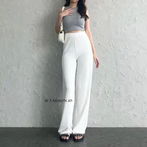 Seine Knit Pleats - Kulot Knit Salur Highwaist Premium Korean Look