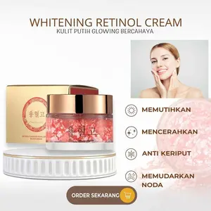 Retinol Cream Glow Mencerahkan Wajah 30g - Mencerahkanwarna kulit & Anti Keriput - Penggunaan siang hari