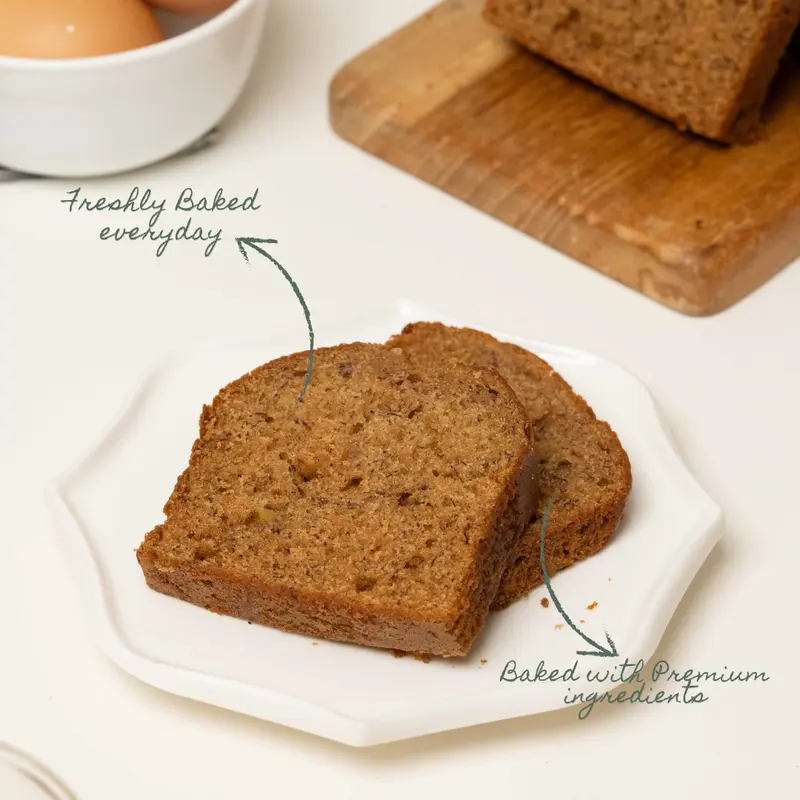 Banana Cake Original - Bolu Pisang Premium Rasa Original | Size: 20x8x6.5cm (600gr) 1