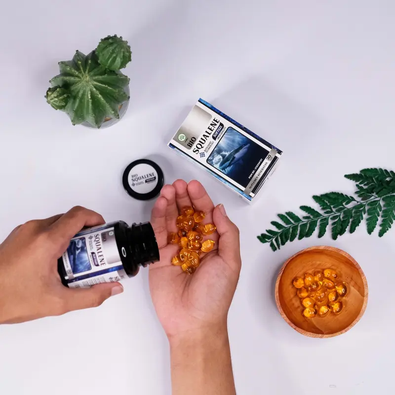 BIO SQUALENE - Softgel Minyak Hati Ikan Hiu Isi 30 Kapsul Lunak Herbal Tanpa Efek Samping 2