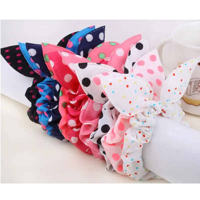 Ikat Rambut Bayi Polka Dot, Scrunchies Bunga Kanak-kanak Berwarna-warni, Aksesori Haiwan Kanak-kanak Manis, PS23, PS43, PS56, PS82, PS108