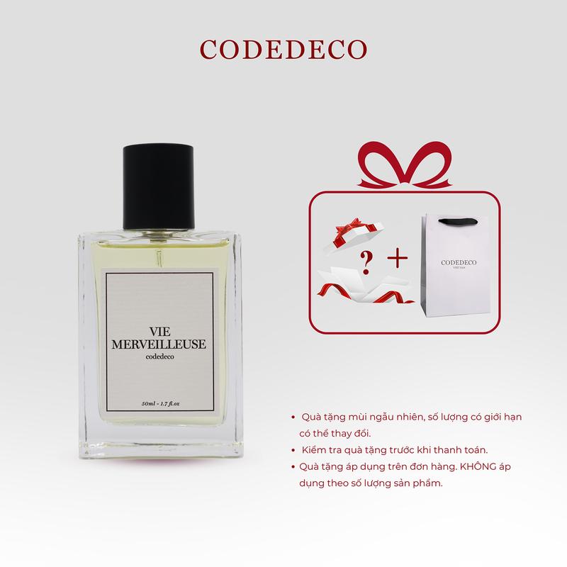 Tinh dầu nước hoa nữ CODEDECO Vie Merveilleuse 50ml - Dạng xịt tiện lợi - Women Perfume
