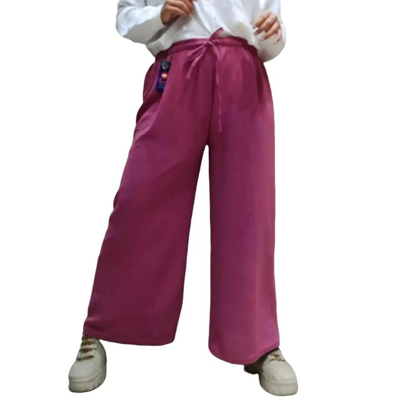 Product Introduction of Celana  Kulot Crinkle Airflow Tali Serut Wanita Jumbo Kekinian Premium Tebal Panjang Nyaman 11