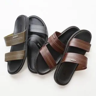 JEDDI [VIPER 201] Sandal Selop Pria Kasual Sendal Japit Cowok Distro Sandal Flip Flop Pria Jepit sandal brand lokal kulit dewasa 2024 murah