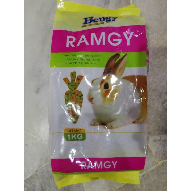 Bengy Ramgy 1kg Rabbit Guinea Pig Food Feed Makanan Arnab