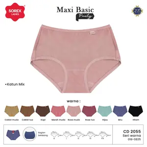 Sorex Cd Basic Maxi Katun Mix Stretch 2055 Nyaman Wanita Cewek Lembut