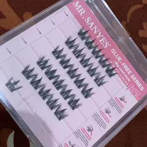 34K/2KOTAK  (LANGSUNG TEMPEL) Free pinset Mr Sanyes Bulu Mata Dipasang Lembut Banyak Varian Bestseller Waterproof Bulumata Eye Eyelash Bentuk Pendek Natural Melekat Sempurna Praktis Reusable Anti Luntur