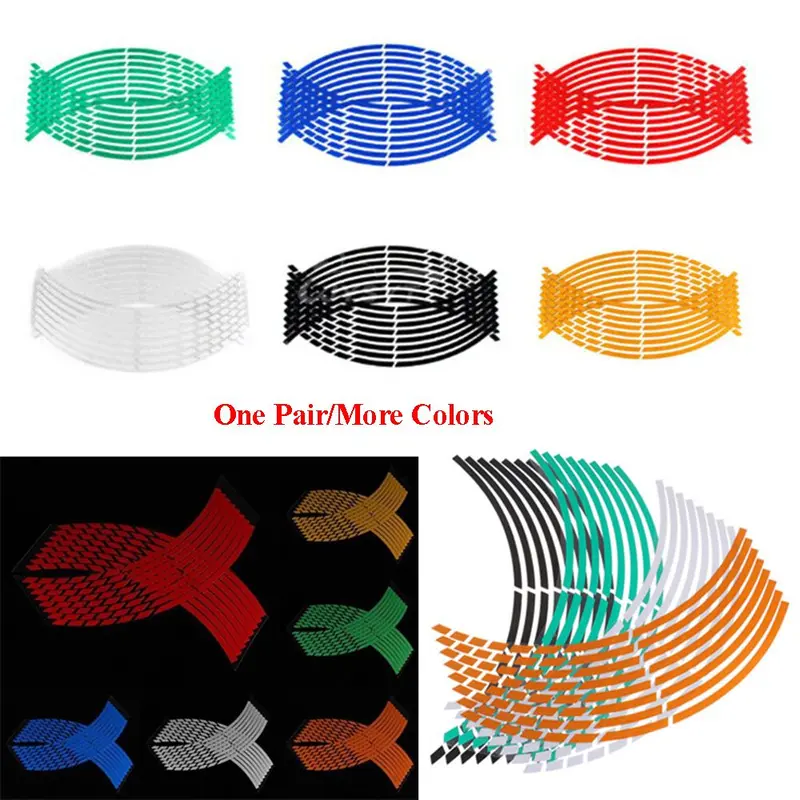 Phụ Kiện Xe Máy Bán Chạy, Đề Can Cá Tính, Băng Vành Phản Quang, Dải Lốp, Miếng Dán Bánh Xe 1
