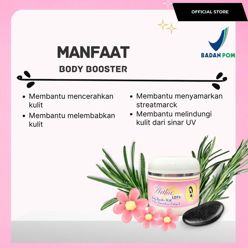 Product Introduction of [ARTHA LDT] SPECIAL PROMO- BODY BOOSTER 50ml SPECIAL NEW FORMULA BUY 1 GET 1 9