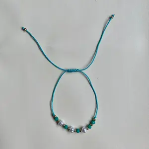 Princess Jasmine Gelang Mutiara Hijau Tosca Desain Unik Natural Elegan untuk Penggemar Gaya Natural dan Elegan