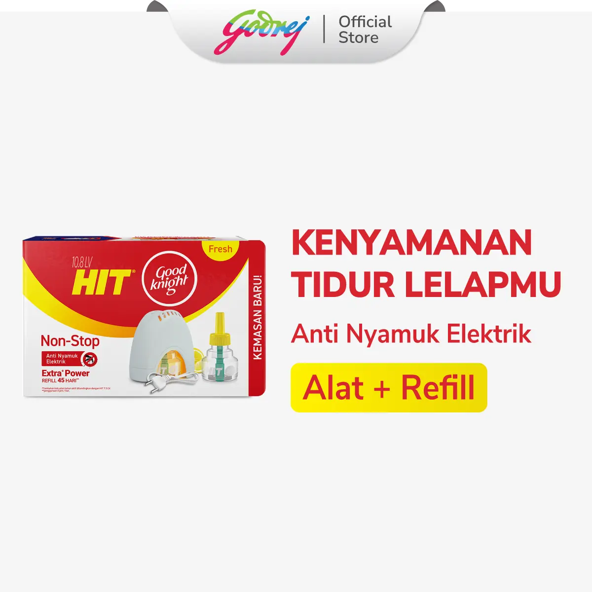 Hit Good Knight Non Stop Set - Obat Nyamuk Elektrik