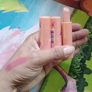 Lip Balm Kiss Beauty Peach Lipbalm Sweet Color