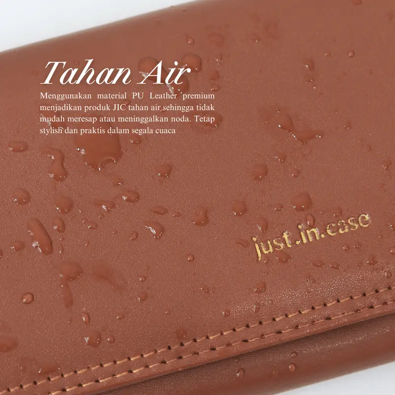 IZEEA Alice Vegan Long Wallet Dompet Panjang Minimalis Multifungsi Wanita Tahan Air 1