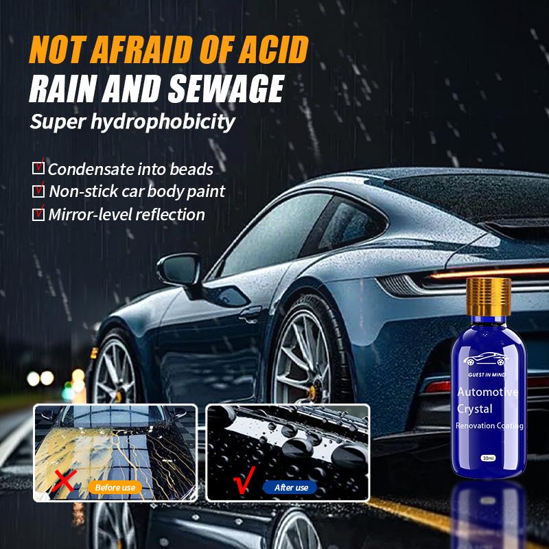  B【Phiên bản nâng cấp Chất phủ tinh thể phục hồi ô tô Lớp phủ sơn xe độ cứng 9H | Lão hóa sơn xe | Sửa chữa vết xước | Làm mới nhựa Chống thấm nước & chống nước | | Phủ kính | Tăng cường độ bóng 30ml  Dùng cho ô tô xe máy  