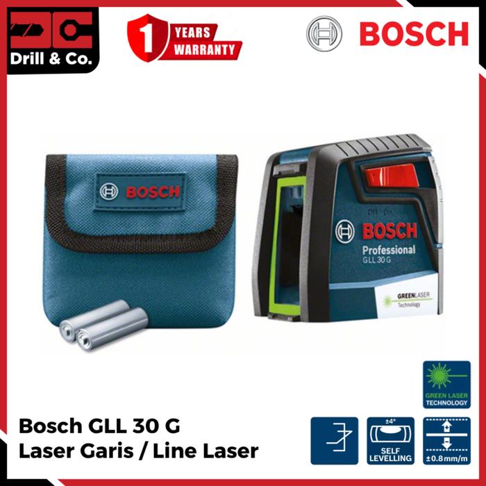 Gambar Bosch Laser Garis GLL 30 G Professional dari Drill&Co Kota Administrasi Jakarta Barat Tokopedia