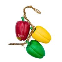 Gambar Renteng Paprika Kayu isi 3 | Hiasan Gantung dari Daun The Gift Shop Kab. Badung 3 Tokopedia