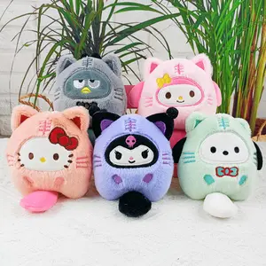 AksesoriesU G6087 Liontin Gantungan Tas / Sanrio Cat Series Plush Dolls / Gantungan Kunci Boneka Sanrio   cocok untuk Hadiah