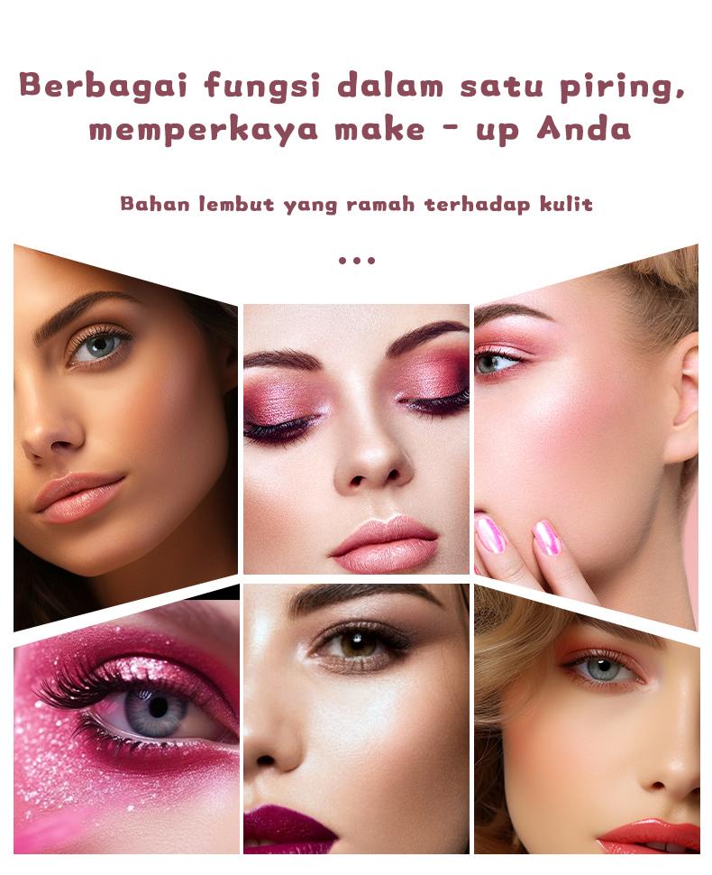 Product Introduction of IGOODCO 43 Warna bayangan mata Plat Glitter Powder Cosmetics Women Funny Cover Book Frosted Glitter Powder Sequins Eye Makeup Palette eye shadow 3