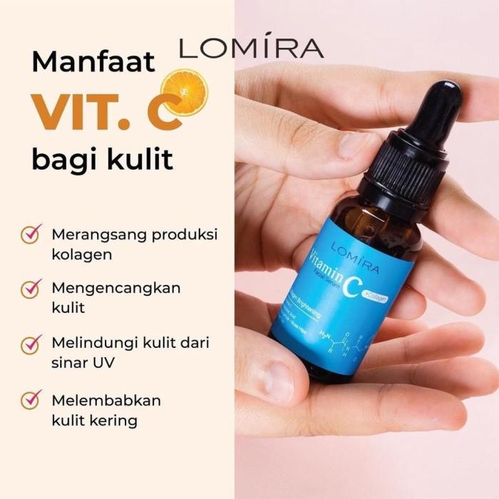 Lomira Serum Wajah Vitamin C Collagen/Gold/Acne Terbaru 1