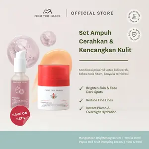 From This Island Power Glow Set | Moisturizer Anti-Aging Alternative Retinol + Serum Cerahkan Kulit & Samarkan Noda Hitam