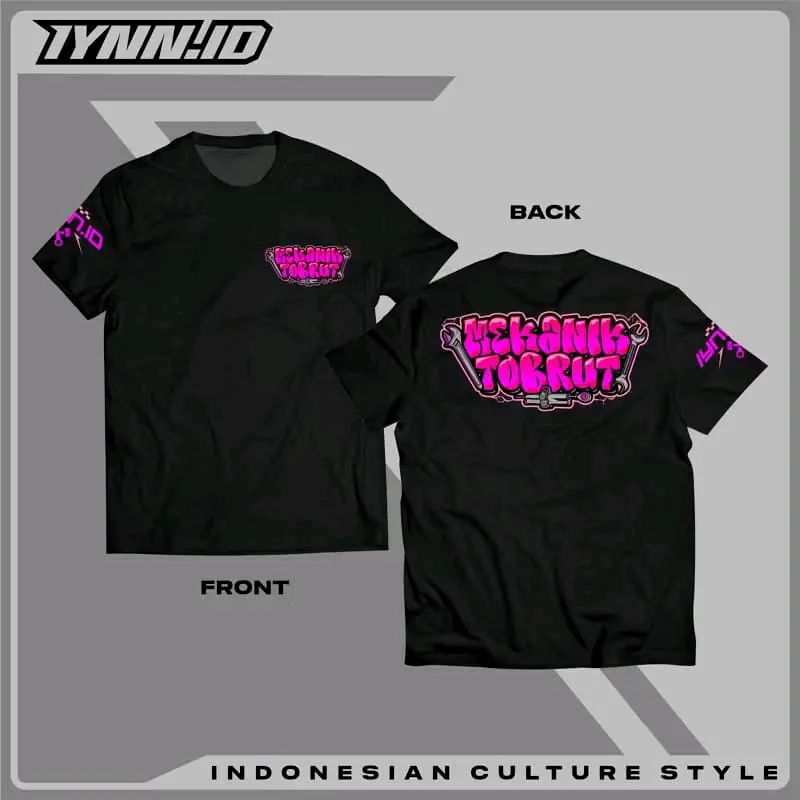 Tshirt Baju Kaos Distro mekanik tobrut IYNND/ Kaos Distro Pria Wanita 0
