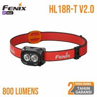 Gambar Fenix Senter Kepala HL18R-T V2.0 Lightweight Trail Running Rechargeable Headlamp LED Cool White + Warm White + Red Light 800 Lumens - PolarNightBlack dari Fenixlight Indonesia Kota Semarang 3 Tokopedia