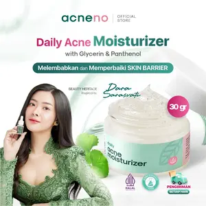 [PROMO TERBATAS] Acneno Daily Acne Moisturizer isi 30gr | Melembabkan Kulit & Memperbaiki Skin Barrier Dengan Kandungan Panthenol & Glyserin | Cocok Untuk Kulit Sensitif | Aman Untuk Bumil & Busui | BPOM Original
