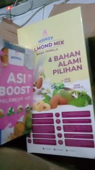 Product Review of MOMSY BUY 1 GET 1, ASI Booster 60 Kapsul X ALMOND MIX VANILLA 6 Sachet from b**n 2
