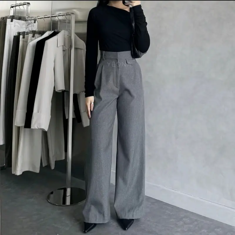 ORO - PANTS | Highwais Pants Semiwool Premium 4