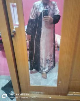 Product Review of Cherria.Co Gamis Kode LIVE Mewah Cherria Ld 110/120 Dress Muslim Wanita Balon Cantik gamisabaya from S**😡 1