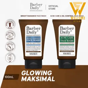 Barber Daily Acne Care & Oil Control Face Wash 100mL