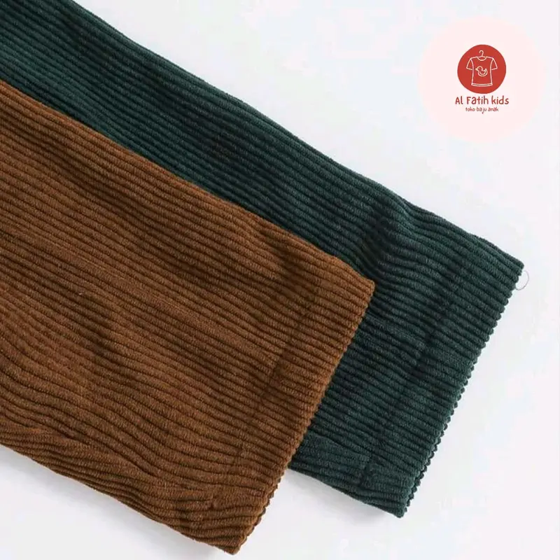 Celana anak Panjang Corduroy - long pants corduroy anak Laki-Laki Perempuan Usia 2-12 Tahun ( bisa beli 2 pcs paket hemat ) - Fashion 5