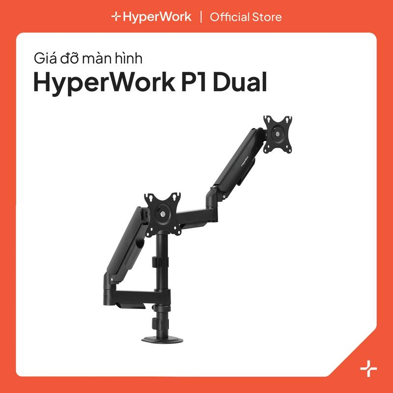  Giá đỡ màn hình đôi HyperWork P1 Dual 2025 | DPA0125 