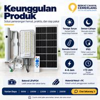Jual Lampu PJU Solar 2 in 1 800W 1000W 1200W 1500W 2000W Lampu Jalan ...