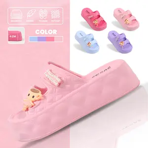 Sandal Anak Cewek Sandal Selop Warna Pastel Cantik Karakter Anomali Lucu  Ukuran 30-35 Anti Slip 572T-2 sandal  anomali  anak  perempuan sandal  ballerina  cappucino  anak  cewe sandal  anak  balerina  capucina