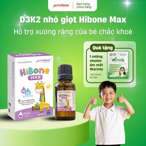 Hi Bone Max D3K2 nhỏ giọt (HiBoneMax) bổ sung vitamin D3 K2 hỗ trợ hấp thu canxi cho trẻ