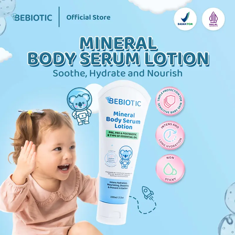 Dry Skin Best Organic Baby Cream Bebiotic Mineral Body Serum