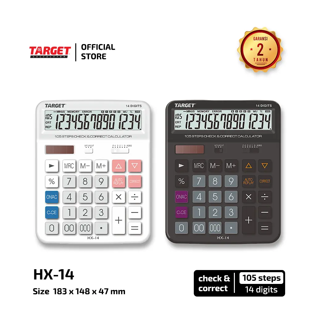 Target HX  - 14  - Desktop Calculator - 14 digit