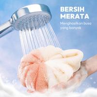 Gambar [VIDEO ONLY] OHSOME-CEO · Bath balls (4 colors)/Super Soft Shower Puff Bath Ball - blue, Standar dari OHSOME Homeliving Kab. Bekasi 5 Tokopedia