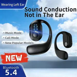 KY2pro tulang konduktif headset bluetooth tergantung tidak masuk telinga cangkir telinga digital pengurangan kebisingan earphone olahraga berlari headphone