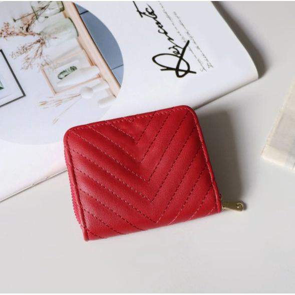 Aksesoris F5132 Dompet Mini Wanita Import Korea / Dompet Koin Kartu Resleting Wanita 3