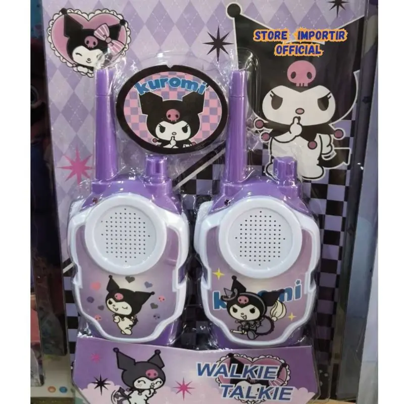 Mainan Talkie Walkie Kuromi Interphone Viral 181 2 Mainan Komunikasi Karakter - Toys 5