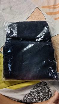 Product Review of ORE - CZ 930 Size 27-34 - Highwaist Strecht Cutbray Jeans Vintage Black Washed Slim-fitting Celana Kaki from T** 1