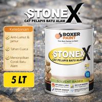 Gambar Cat Pelapis Batu Alam STONEX Solvent Based (5 lt) - Clear Gloss dari Boxer Paint Official Store Kab. Sidoarjo 1 Tokopedia