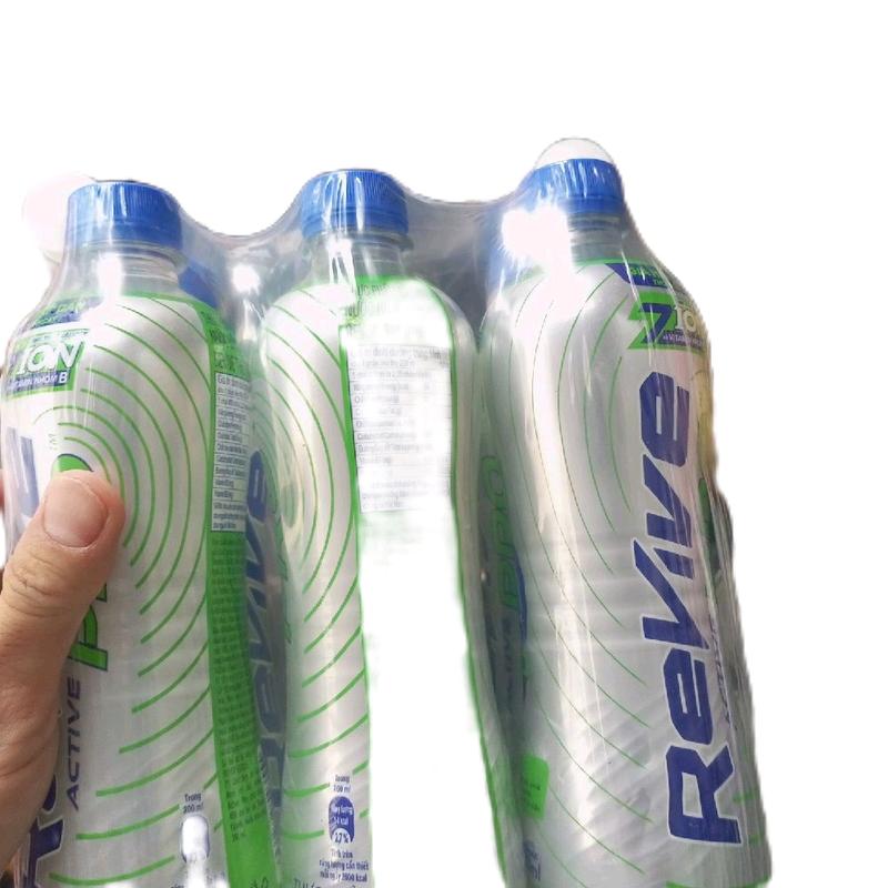  Lốc 6 chai Revive Active Pro 500ml + Zero Calo không đường 450ml + múôi khóang 500ml + chanh múôi 390ml - Ngọt nước pocari pepsi muối top prime sting tím 